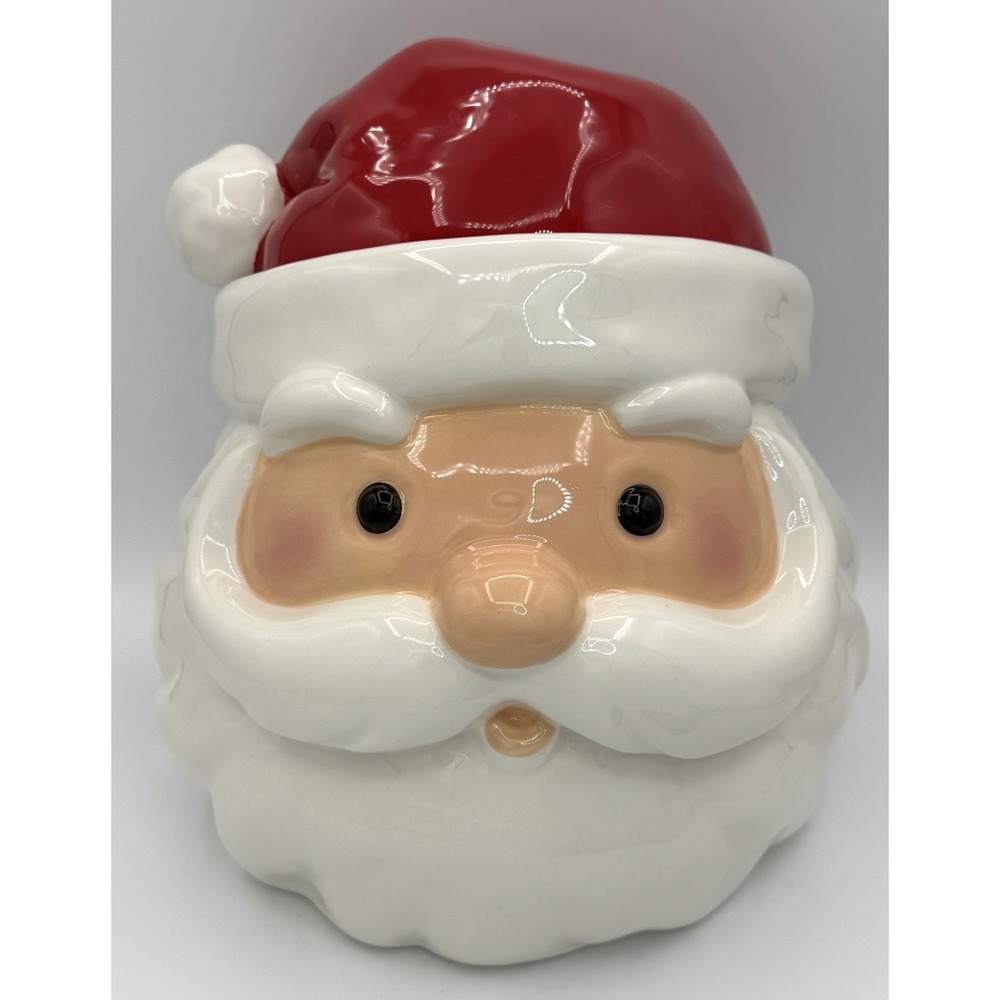 Pottery‎ Barn Kids Santa Cookie Jar Rudolph the Red Nosed Reindeer Large EUC